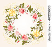 background with roses. eps 10