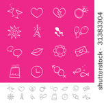 dating  love   social icons....