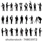 people silhouettes