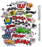 comic book   words