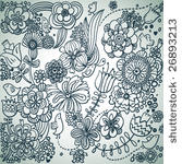 floral pattern in vector