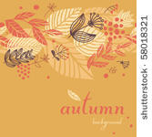 autumn seamless background