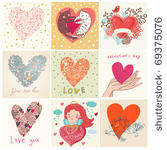 greeting cards with heart