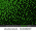 dark background with green...