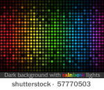 dark background with rainbow...