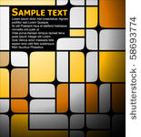 text template with grey  orange ...