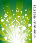 green explosion background with ...