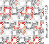 seamless abstract red and gray...