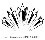 shooting stars. vector...