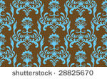 seamless vector damask...