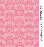 seamless pink damask background