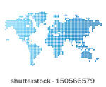 abstract computer graphic world ...