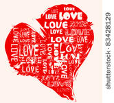love concept  heart  grungy...