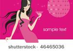 cocktail party illustration...