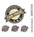 certified fair trade good and...