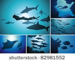 people with fishes and mammals...