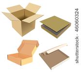 realistic illustration of box   ...