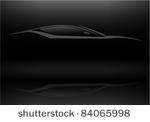 sports car silhouette