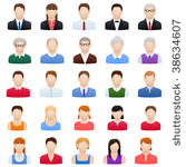 set of peoples icons