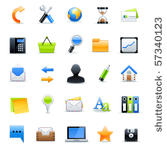 set of vector icons