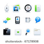 office end business icons