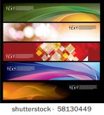 vector horizontal banner