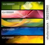 vector horizontal banner