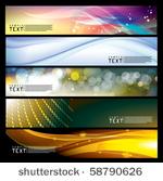vector horizontal banner