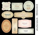vector labels template