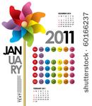 2011 calendar january