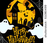 vector cute halloween...