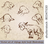 vector set of hand drawn ...