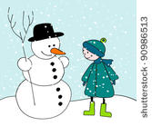 vector cute  hand drawn style...