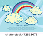 abstract sky background. vector ...