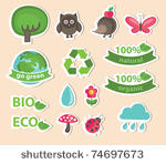 ecology icons. vector...