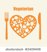 healthy life   heart shape with ...