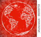 christmas world red