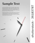 austere time concept vector...