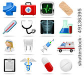 medical icons and symbols...