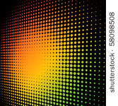 abstract colorful halftone...