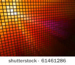 abstract  red light 3d mosaic...