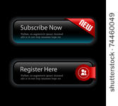 elegant subscribe and register...