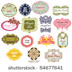 vintage labels collection 2