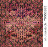 vintage floral with grunge...