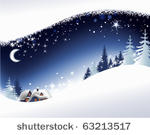 christmas landscape background