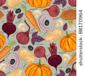 seamless retro background from...