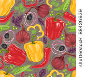 seamless retro background from...