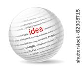 ball with inscription idea  on...