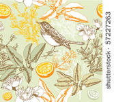 flower seamless pattern with...