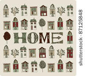card with house